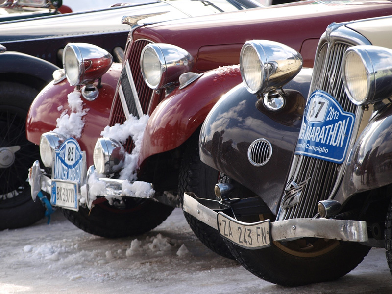 NEVE & MOTORI D’EPOCA PER LA WINTER MARATHON AL VIA OGGI A MADONNA DI CAMPIGLIO